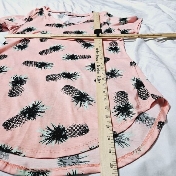 LuLaRoe Womens Top Multi-Color Size Small Polyester Blend Short Sleeve Pullover - Picture 4 of 12